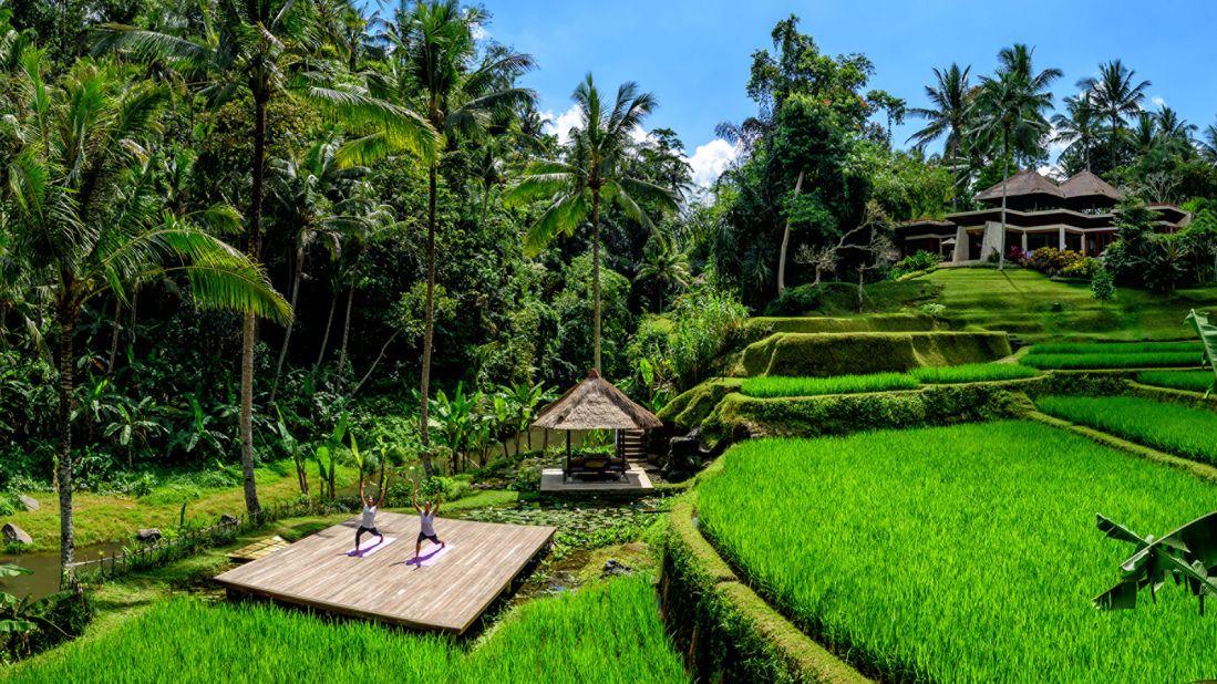 <strong>Four Seasons Bali at Sayan:</strong> Set in a landscape of tropical gardens and terraced paddies, this resort offers yoga, massages, meditation, chakra ceremonies and even an irresistibly intriguing 
