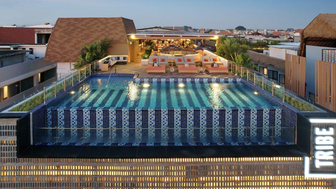 <strong>Tribe Bali: </strong>Tribe Bali Kuta Beach is a new contemporary-style beachfront hotel that's perfectly positioned for those wanting to experience Kuta's nightlife. Best of all, the rooftop infinity pool is the ideal spot to take in the famous Kuta sunsets. 