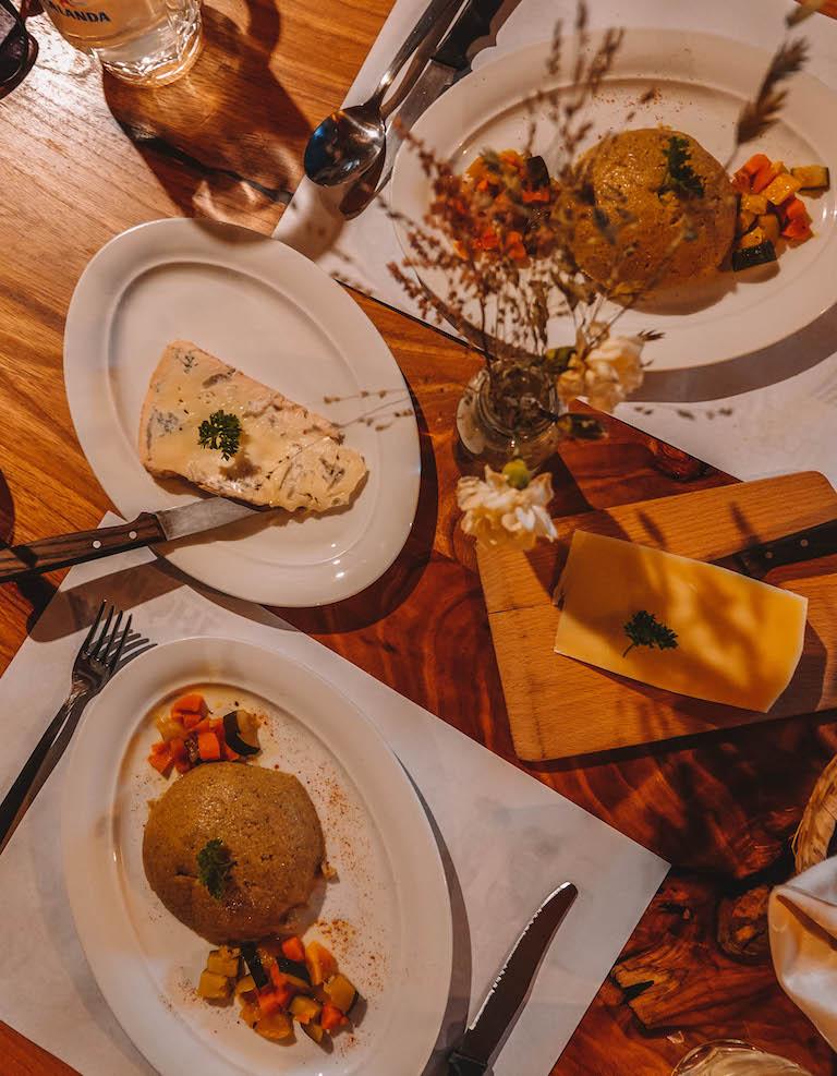 Abendessen San Romerio Valposchiavo