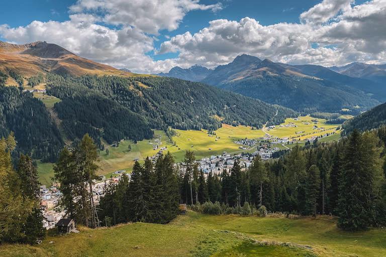 Ausblick Schatzalp Davos
